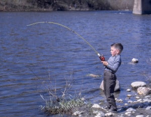 Five-year-old-Gary-pickerel-fishing-on-the-Thames-River-near-Komoka-Ontario.