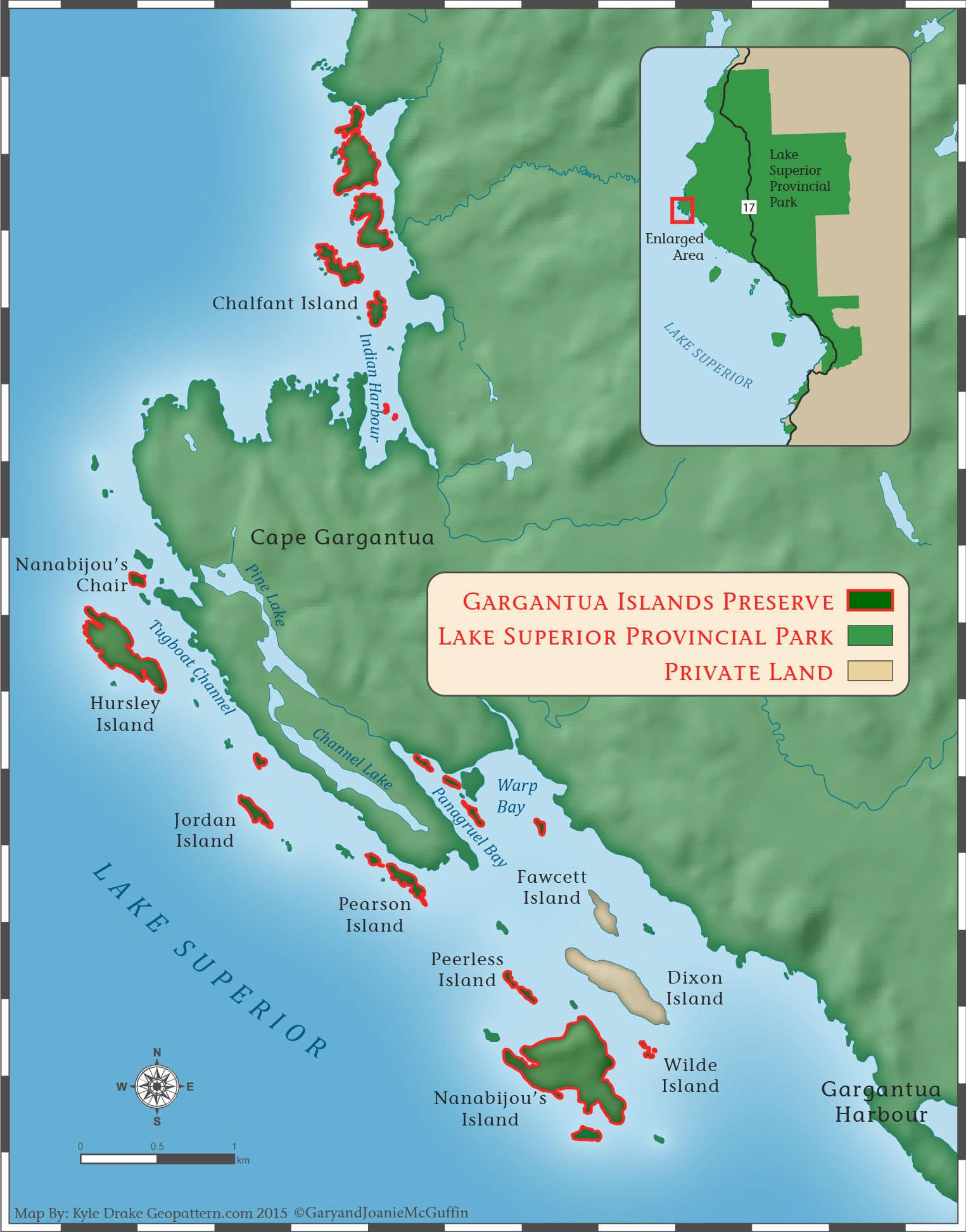 Gargantua Preserve Map