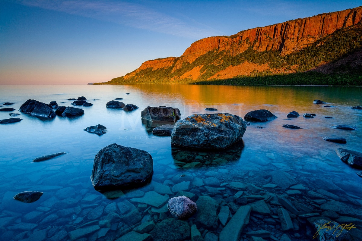 Sunrise, Sleeping Giant, Lake Superior - The McGuffins